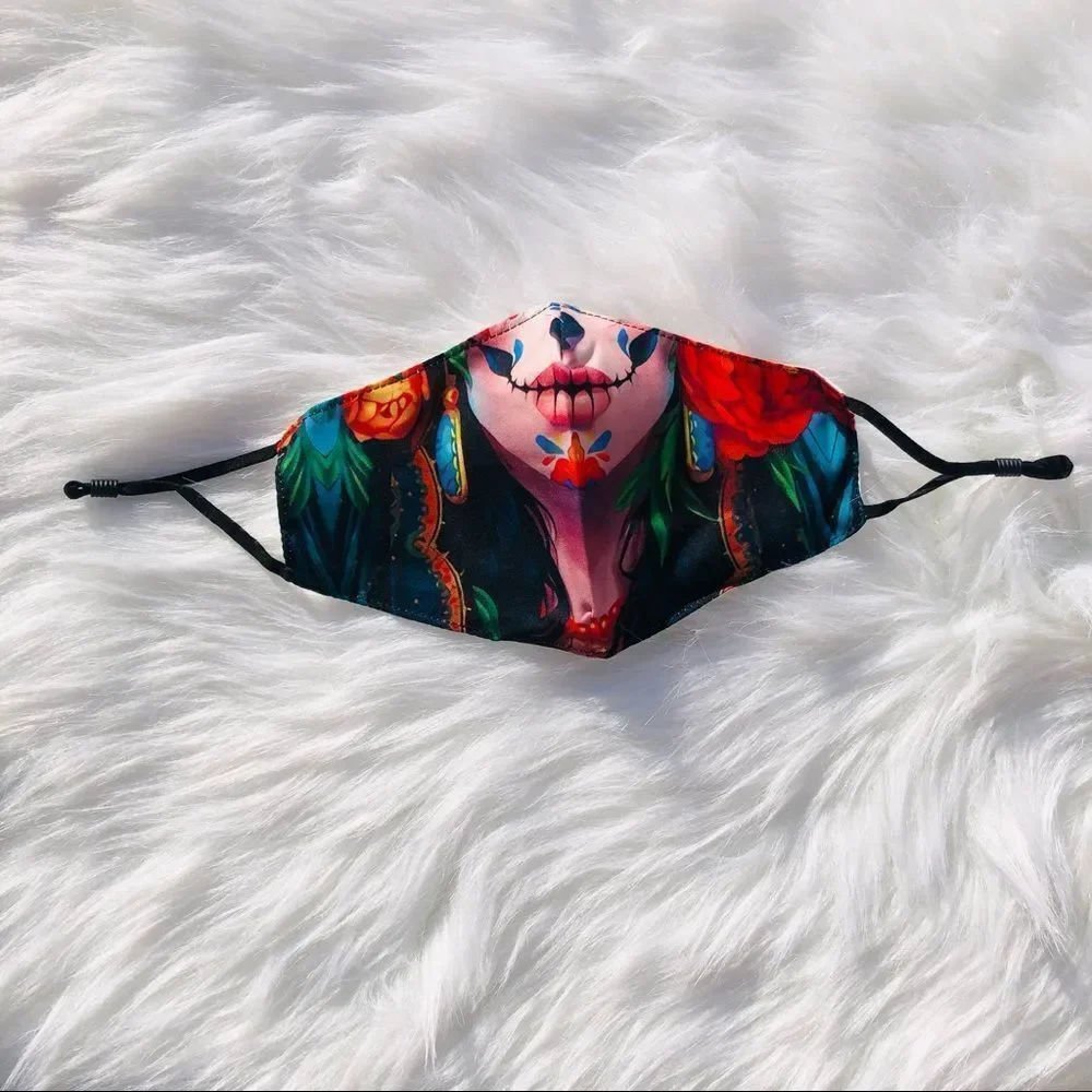 Brand New Halloween Face Mask For ADULTS Scary  Fashion Washable Face Cover‎